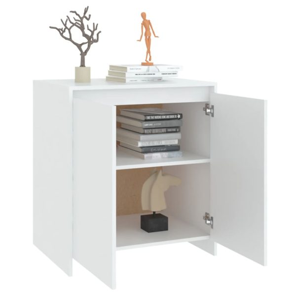 Credenza Bianca 70x41x75 Cm In Legno Multistrato - Image 5