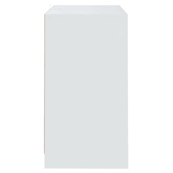 Credenza Bianca 70x41x75 Cm In Truciolato - Image 4
