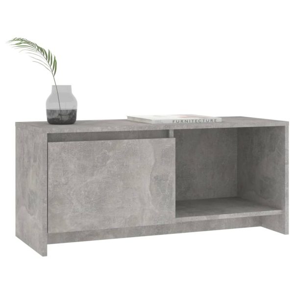 Mobile Tv Grigio Cemento 90x35x40 Cm In Truciolato - Image 4