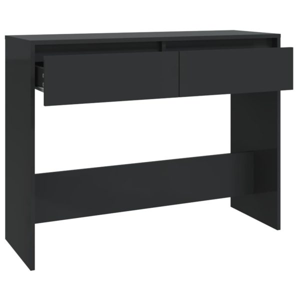 Tavolo Consolle Nero 100x35x76,5 Cm In Truciolato - Image 6