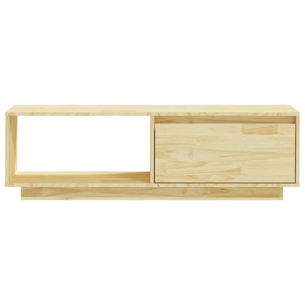 Mobile Porta Tv 110x30x33,5 Cm In Legno Massello Di Pino - Image 4