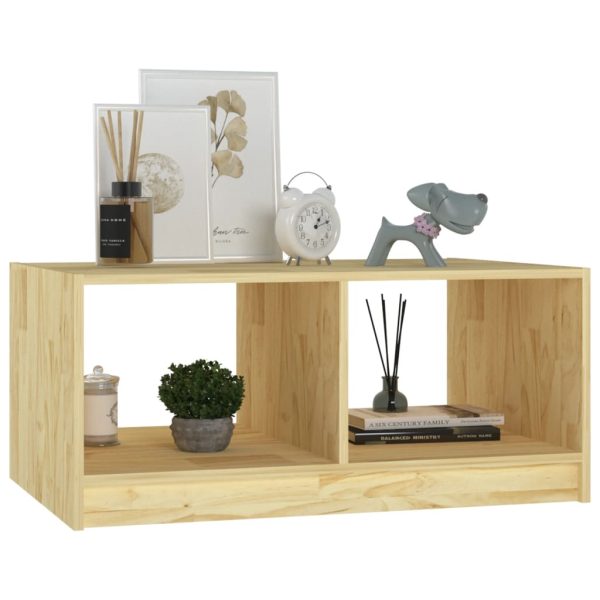 Tavolino Da Salotto 75x50x33,5 Cm Legno Massello Di Pino - Image 4