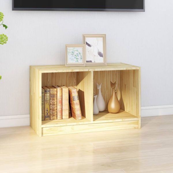 Mobile Porta Tv 70x33x42 Cm In Legno Massello Di Pino - Image 3