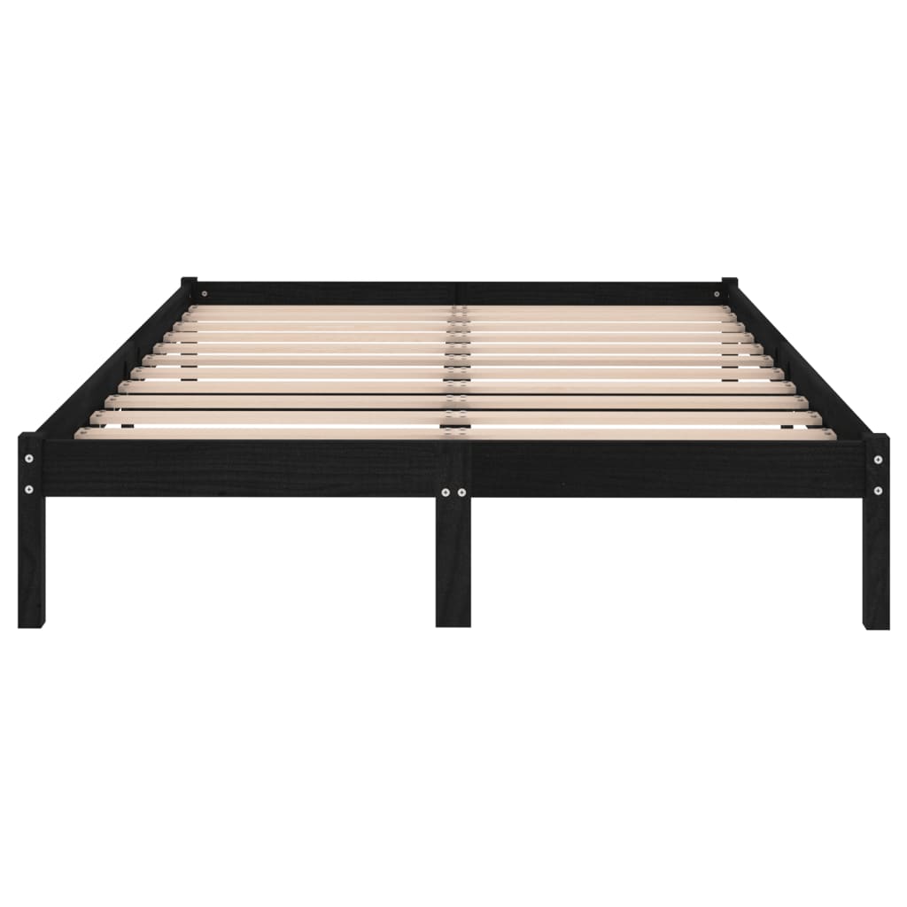 Giroletto Nero In Legno Massello Di Pino 200x200 cm - Image 4