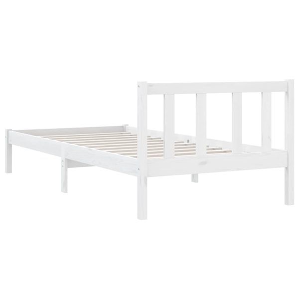 Giroletto Bianco In Legno Massello Di Pino 100x200 cm - Image 6