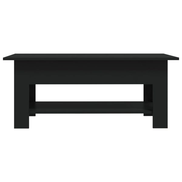 Tavolino Da Salotto Nero 102x55x42 Cm In Truciolato - Image 3