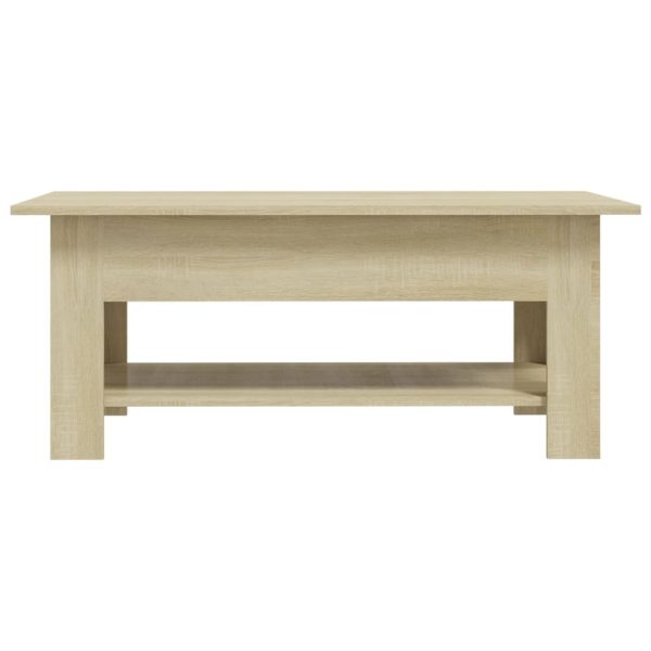 Tavolino Da Salotto Rovere Sonoma 102x55x42 Cm In Truciolato - Image 3