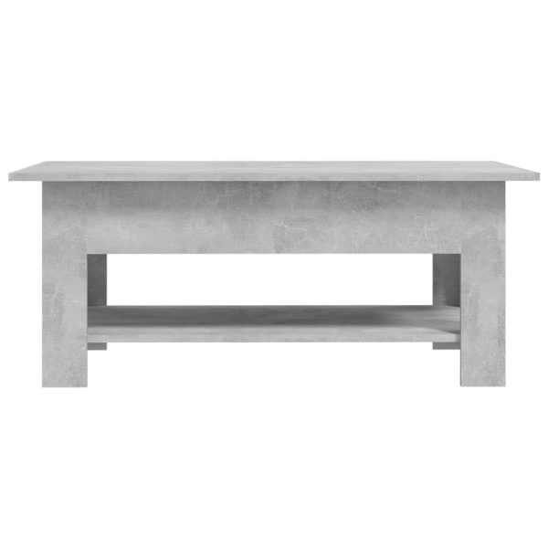 Tavolino Da Salotto Grigio Cemento 102x55x42 Cm In Truciolato - Image 3