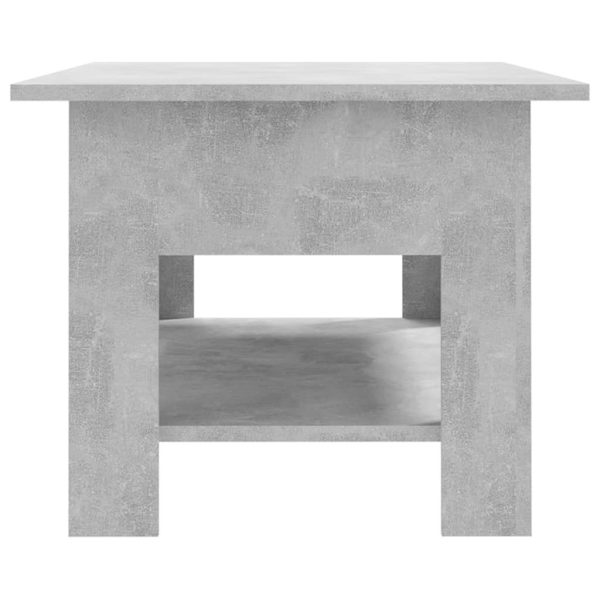 Tavolino Da Salotto Grigio Cemento 102x55x42 Cm In Truciolato - Image 4