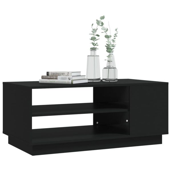 Tavolino Da Salotto Nero 102x55x43 Cm In Truciolato - Image 4