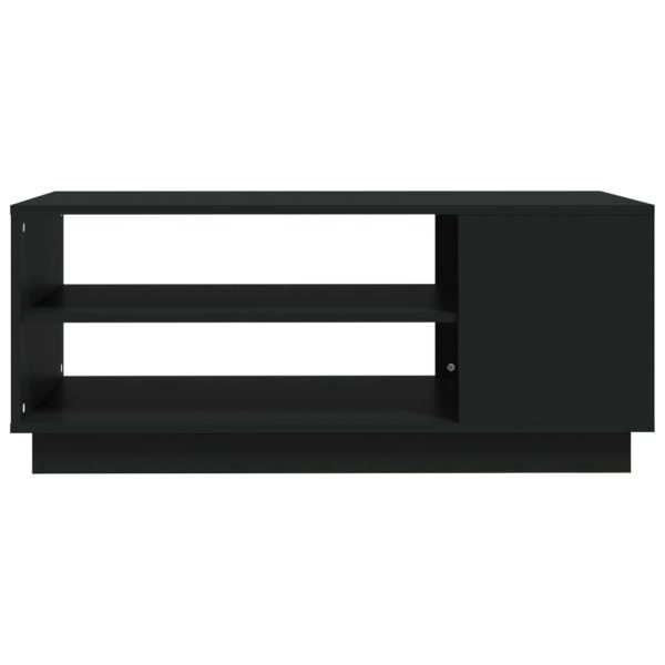Tavolino Da Salotto Nero 102x55x43 Cm In Truciolato - Image 5