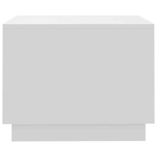 Tavolino Da Salotto Bianco 55x55x43 Cm In Truciolato - Image 6