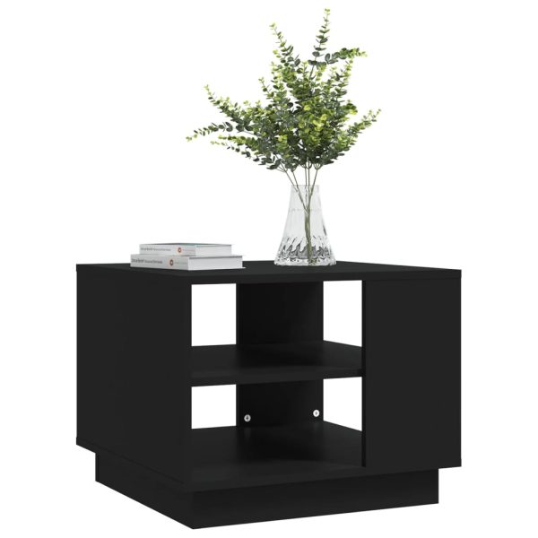 Tavolino Da Salotto Nero 55x55x43 Cm In Truciolato - Image 4