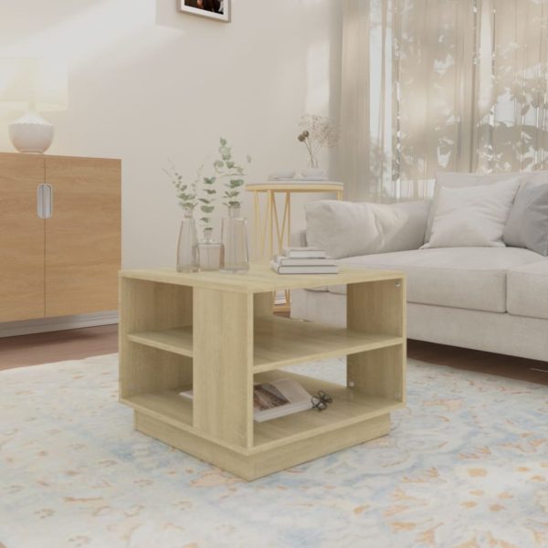 Tavolino Da Salotto Rovere Sonoma 55x55x43 Cm In Truciolato - Image 3