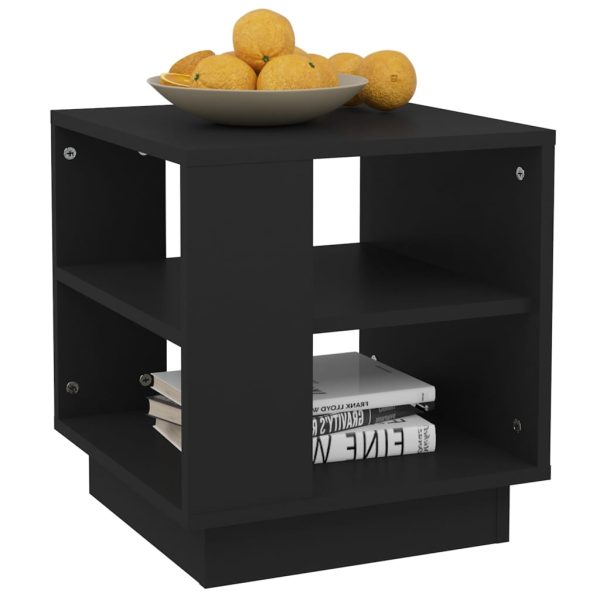 Tavolino Da Salotto Nero 40x40x43 Cm In Legno Multistrato - Image 4