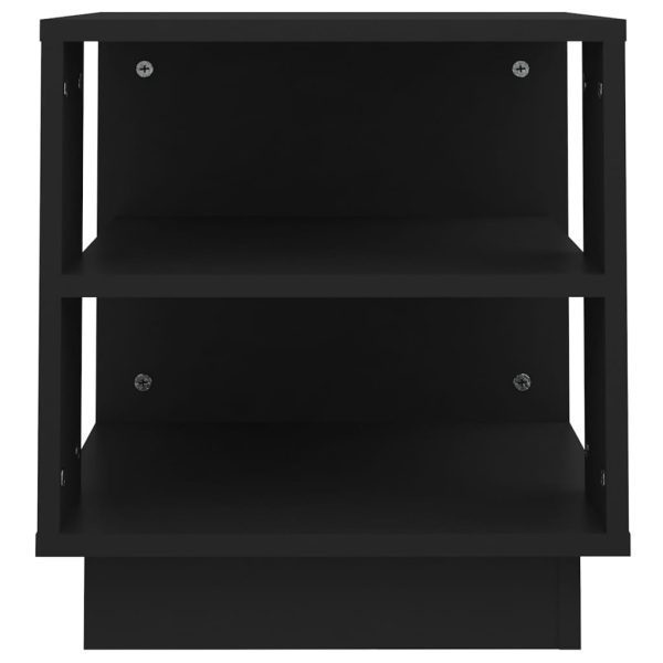 Tavolino Da Salotto Nero 40x40x43 Cm In Legno Multistrato - Image 6