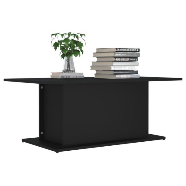 Tavolino Da Salotto Nero 102x55,5x40 Cm In Truciolato - Image 3