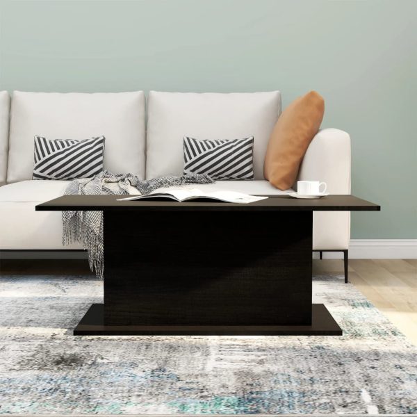 Tavolino Da Salotto Nero 102x55,5x40 Cm In Truciolato - Image 4