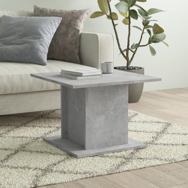 Tavolino Da Salotto Grigio Cemento 55,5x55,5x40cm In Truciolato - Image 4