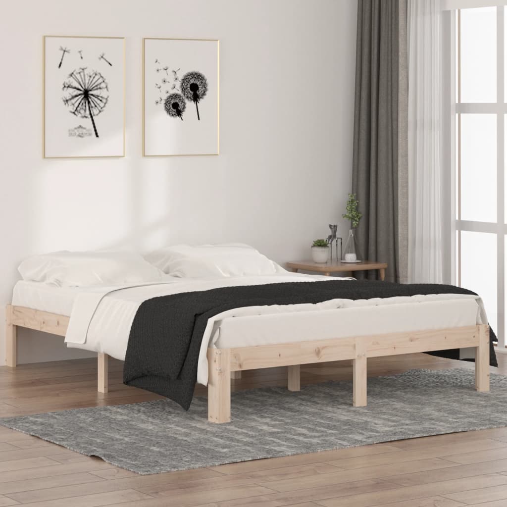 Giroletto In Legno Massello Di Pino 140x190 cm