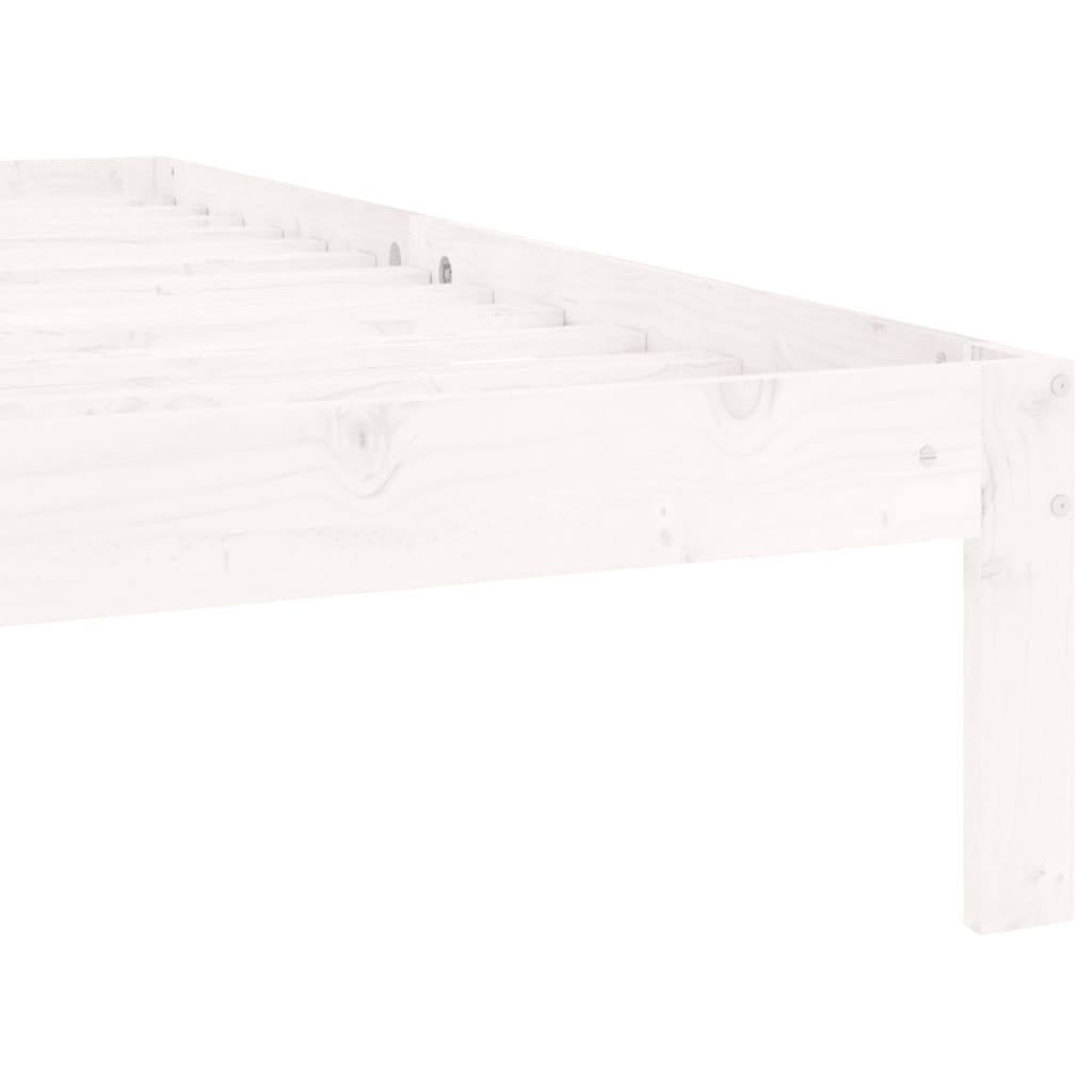 Giroletto Bianco In Legno Massello Di Pino 90x200 cm - Image 6