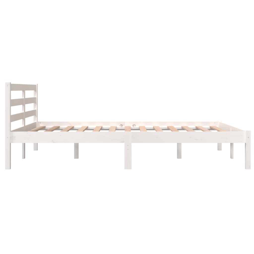 Giroletto In Legno Massello Di Pino 140x190 Cm Bianco - Image 5