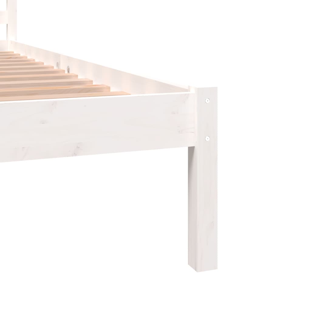 Giroletto In Legno Massello Di Pino 140x190 Cm Bianco - Image 6