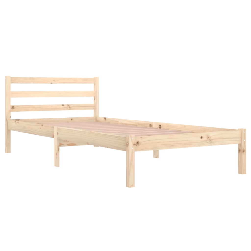 Telaio Letto In Legno Massello Di Pino 90x200 cm - Image 3
