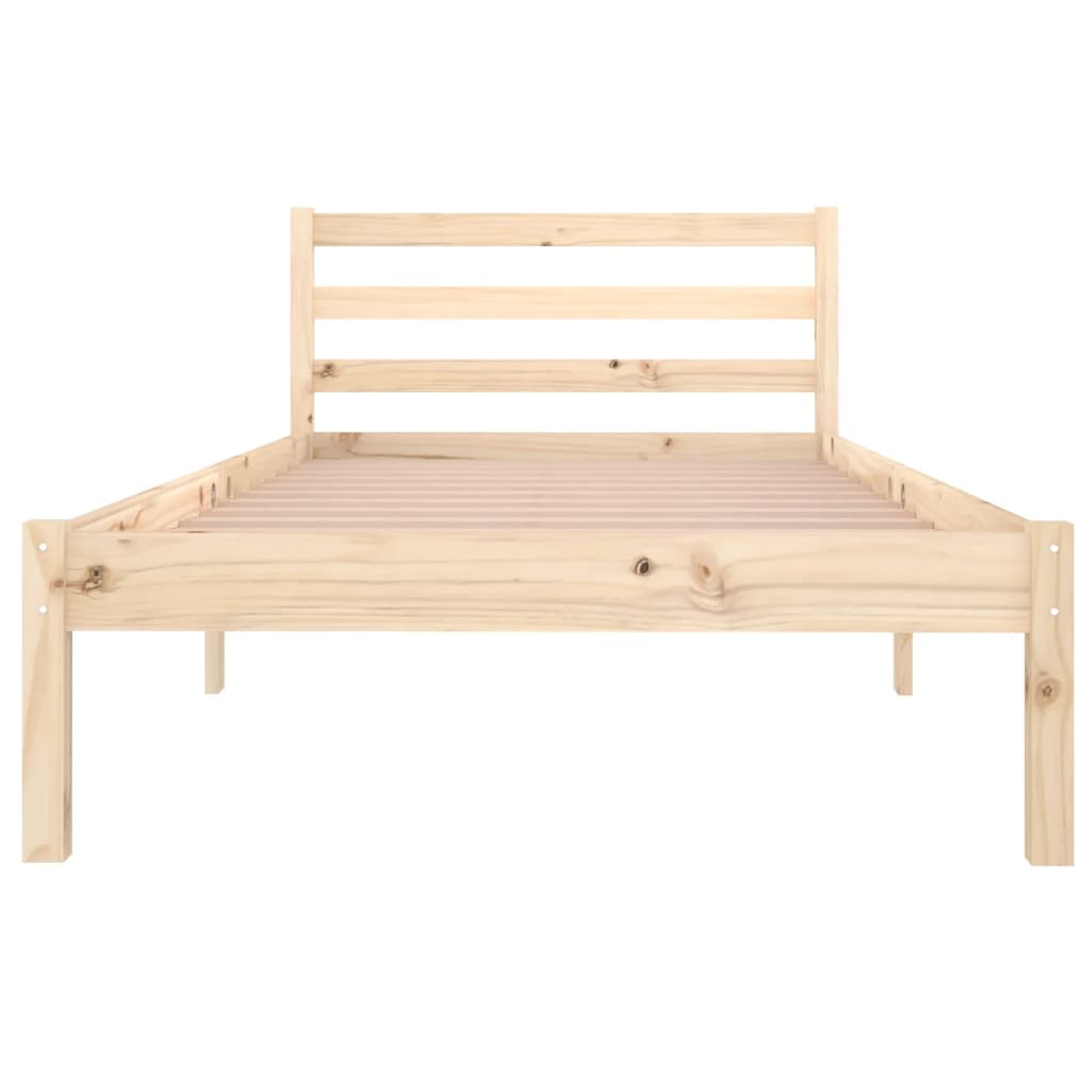 Telaio Letto In Legno Massello Di Pino 90x200 cm - Image 4