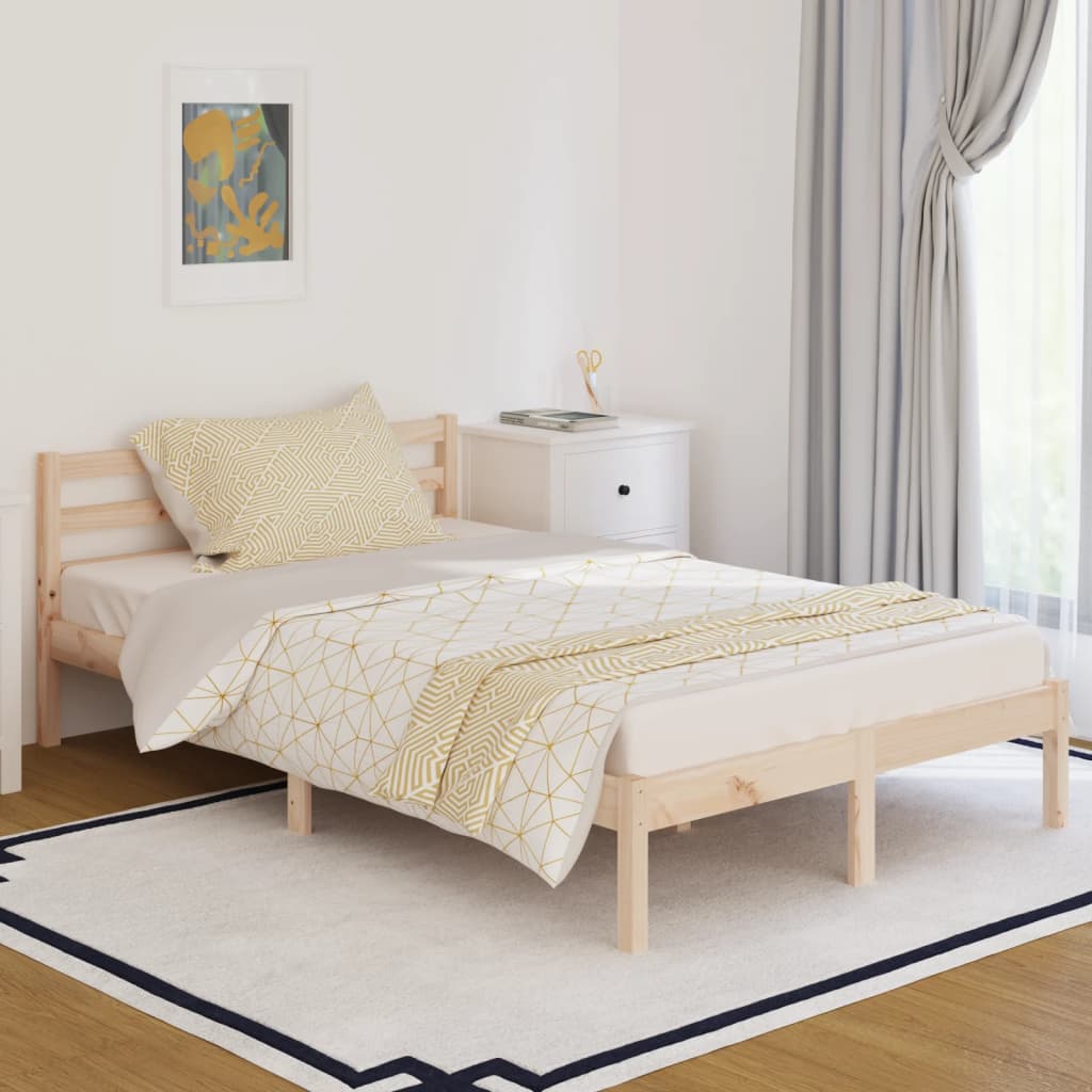 Telaio Letto In Legno Massello Di Pino 120x200 cm