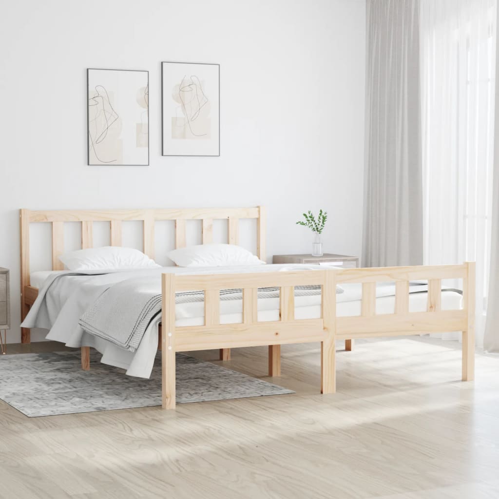 Giroletto In Legno Massello 120x190 Cm Small Double