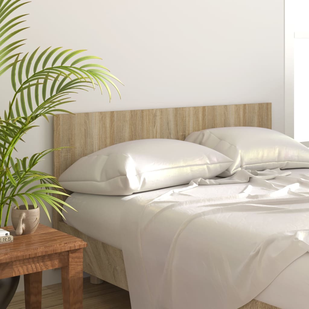 Testiera Letto Rovere Sonoma 160x1,5x80 Cm In Legno Multistrato