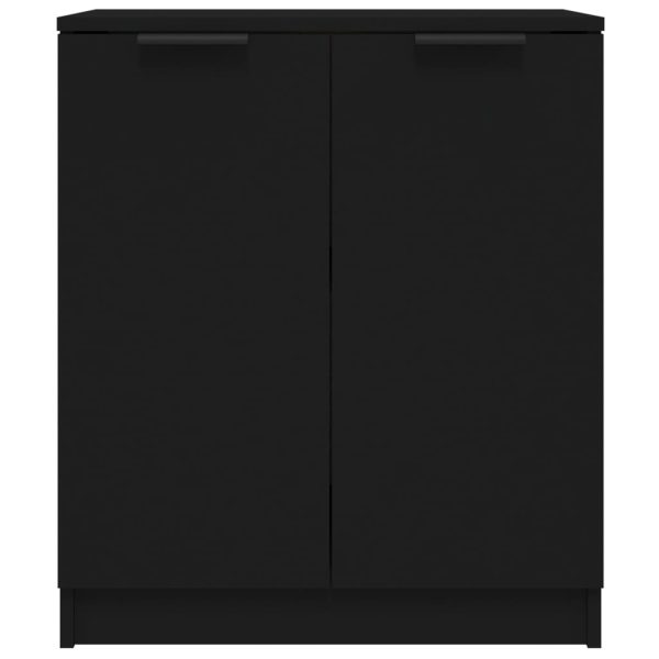 Credenza Nera 60x30x70 Cm In Legno Tecnico - Image 3