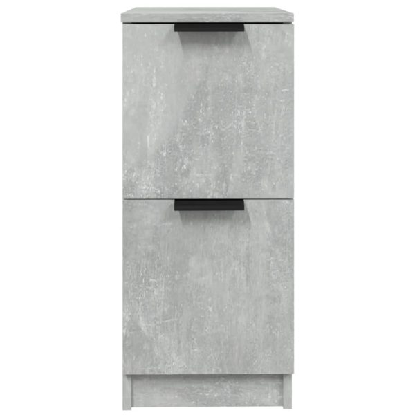 Credenza Grigio Cemento 30x30x70 Cm In Legno Multistrato - Image 5