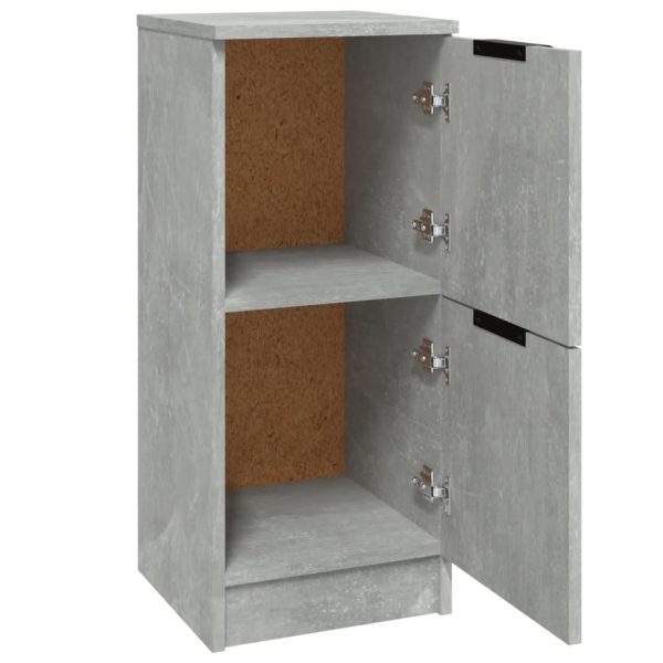 Credenza Grigio Cemento 30x30x70 Cm In Legno Multistrato - Image 6