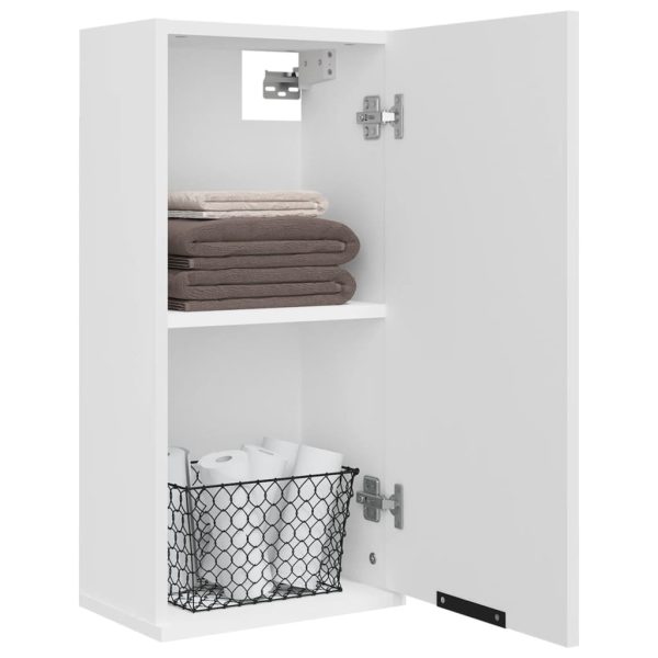 Mobile Da Bagno A Parete Bianco 32x20x67 cm - Image 5