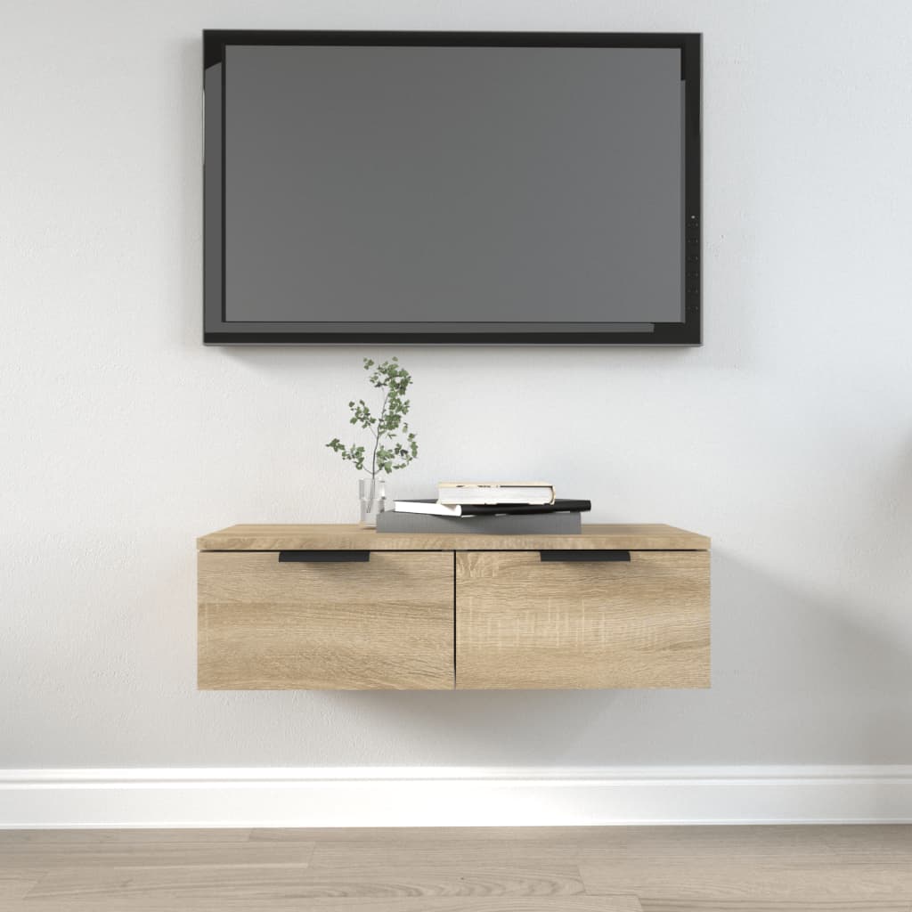 Armadietto A Muro Rovere Sonoma 68x30x20 Cm Legno Multistrato