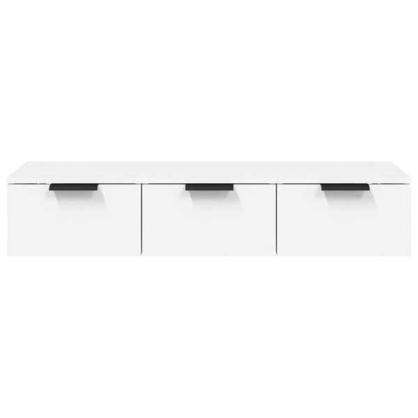 Armadietto A Muro Bianco 102x30x20 Cm In Legno Multistrato - Image 5