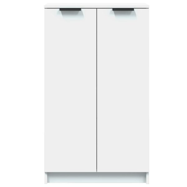 Scarpiera Bianca 59x35x100 Cm In Legno Multistrato - Image 4