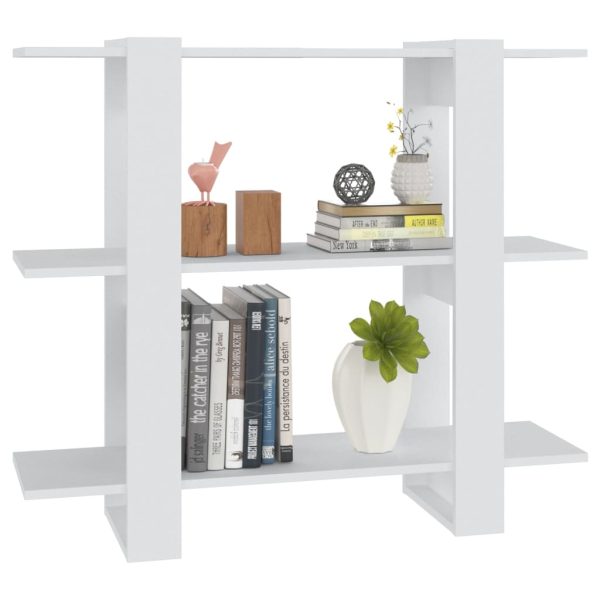 Libreria/divisorio Bianco 100x30x87 cm - Image 5