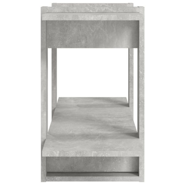 Libreria Grigio Cemento 100x30x51 Cm In Legno Multistrato - Image 4