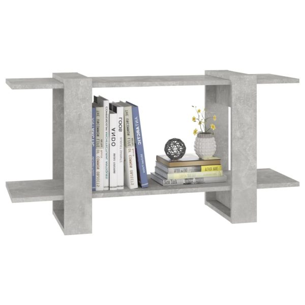 Libreria Grigio Cemento 100x30x51 Cm In Legno Multistrato - Image 5