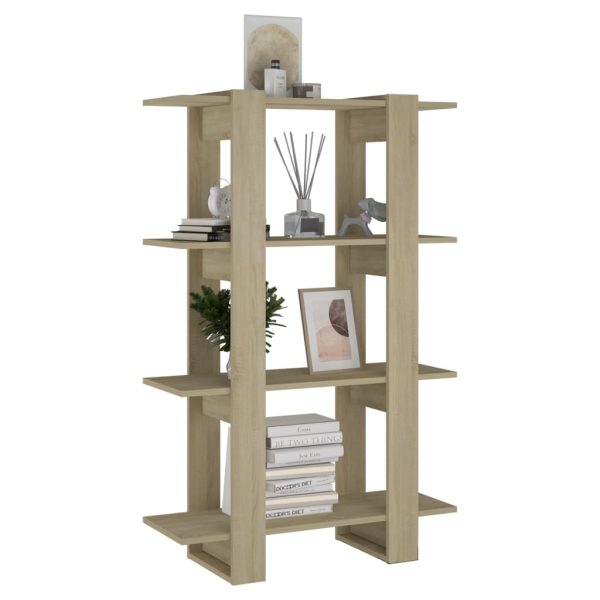 Libreria/divisorio Rovere Sonoma 80x30x123,5 cm - Image 4
