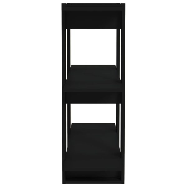 Libreria/divisorio Nero 80x30x87 cm - Image 6