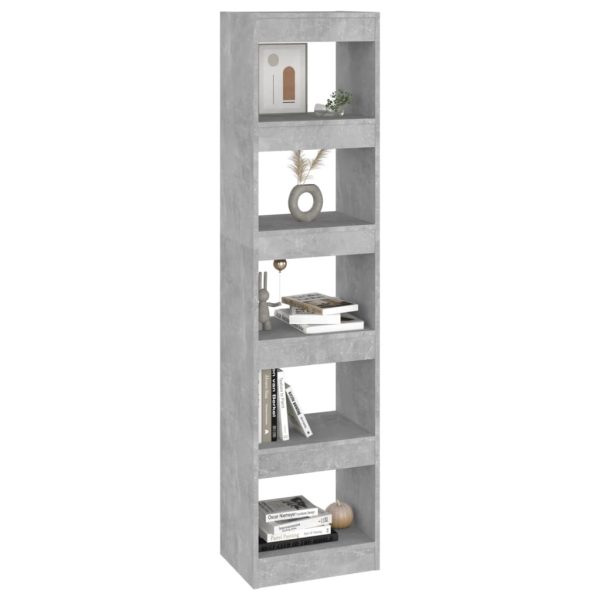 Libreria/divisorio Grigio Cemento 40x30x166 cm - Image 5
