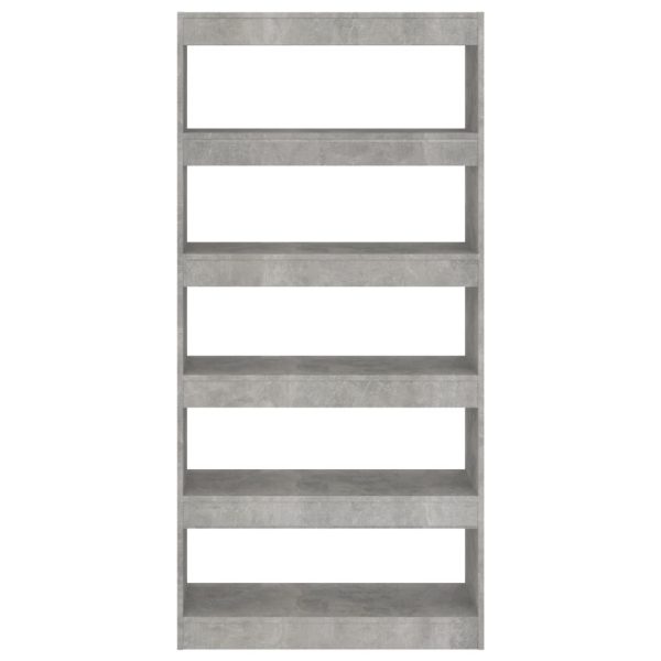 Libreria/divisorio Grigio Cemento 80x30x166 Cm In Truciolato - Image 3