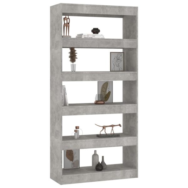 Libreria/divisorio Grigio Cemento 80x30x166 Cm In Truciolato - Image 6