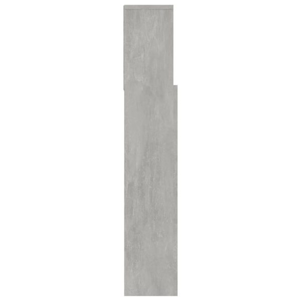 Testiera Con Contenitore Grigio Cemento 120x19x103,5 cm - Image 6