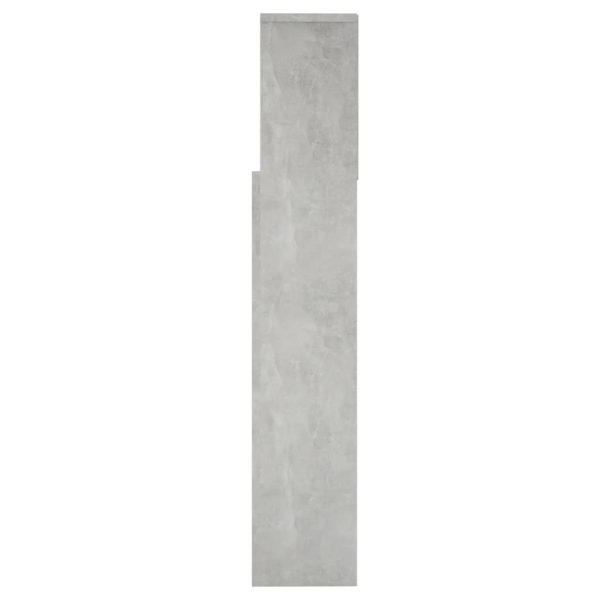 Testiera Con Scomparti Grigio Cemento 160x19x103,5 cm - Image 6