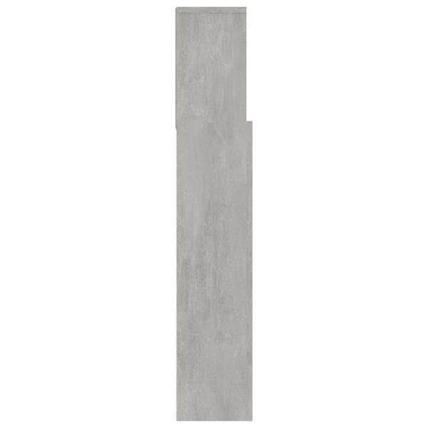 Testiera Con Scomparti Grigio Cemento 180x19x103,5 cm - Image 4